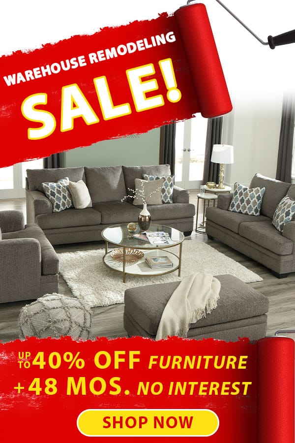 appliances, furniture, mattresses, electronics, and cabinetry in
